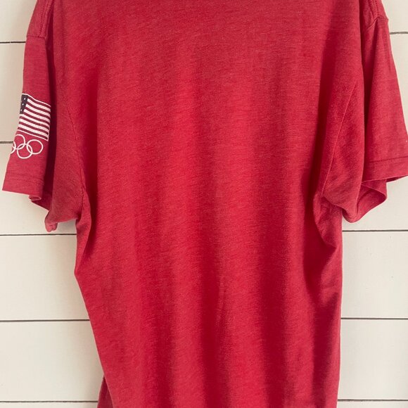 USA Surfing Tee – Men’s Large Heathered Red 2020 Summer Olympics - Picture 2 of 3